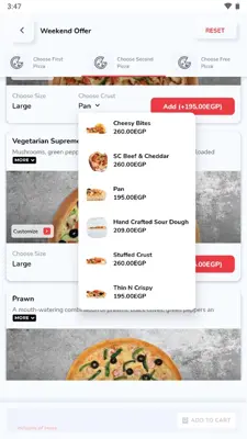 Pizza Hut Egypt android App screenshot 11