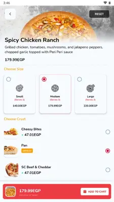 Pizza Hut Egypt android App screenshot 1